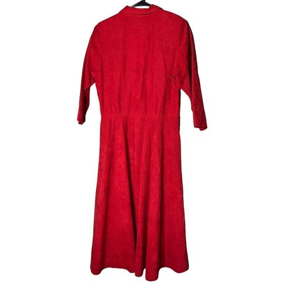 Vintage Sabino 80’s Red Maxi Dress - Picture 9 of 12